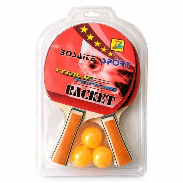 Комплект за тенис на маса 2 хилки с 3 топчета BOSAITE SPORT М21-029