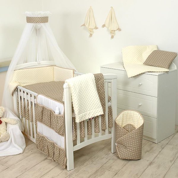 Бебешки спален комплект Minky 9 елемента 135 х 100 см 64537-D14 от    — продуктова снимка