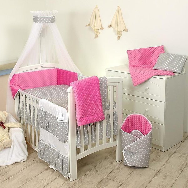 Бебешки спален комплект Minky 9 елемента 135 х 100 см 64520-D17 от    — продуктова снимка